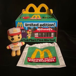 Mcdonald's Limited Edition Cactus Flea Market Adult Happy Meal. CACTUS BUDDY.